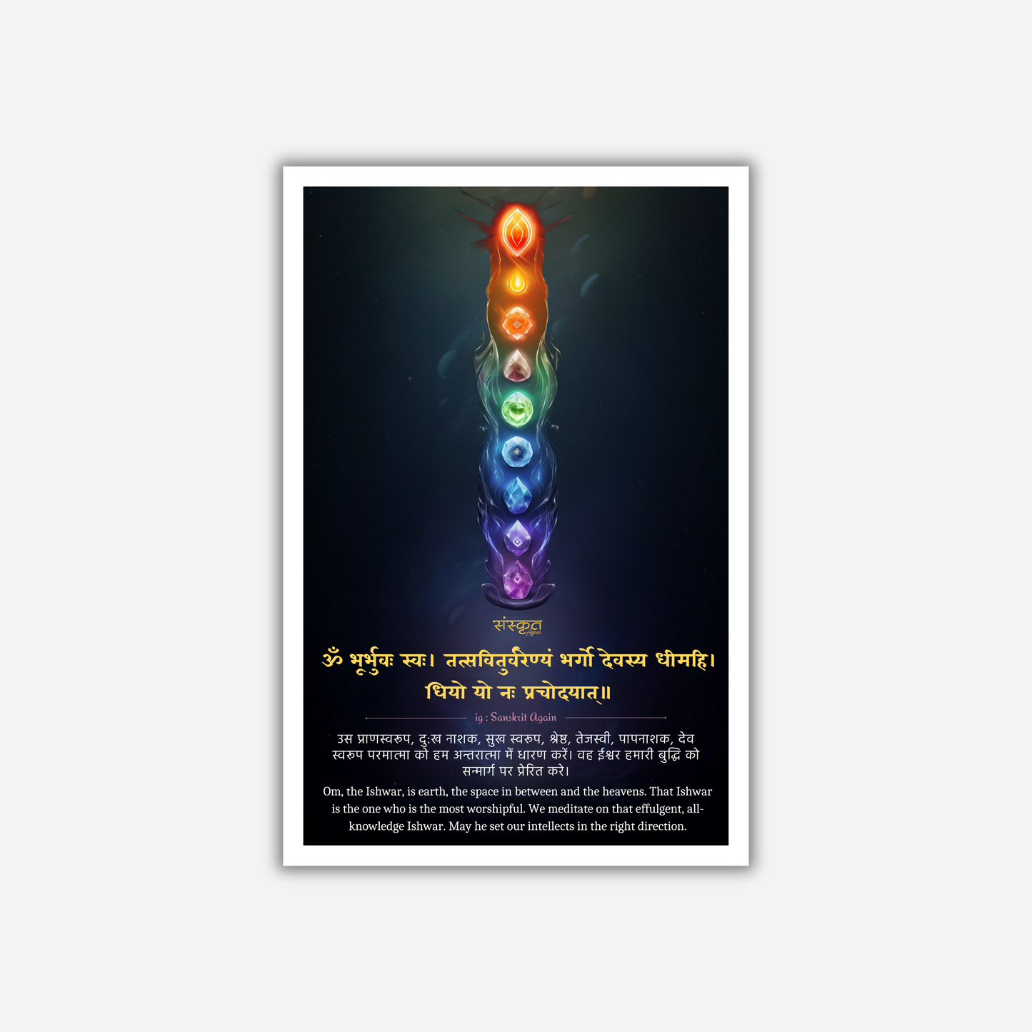 Gayatri Mantra Poster