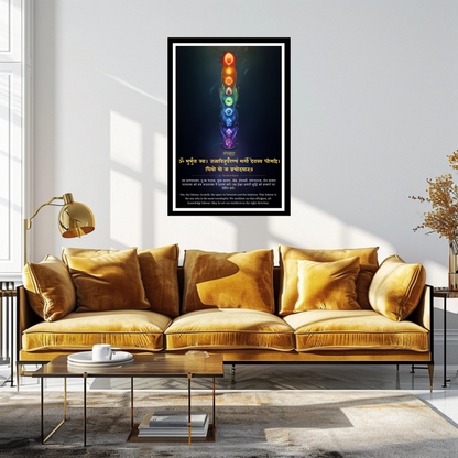 Gayatri Mantra Wall Frame