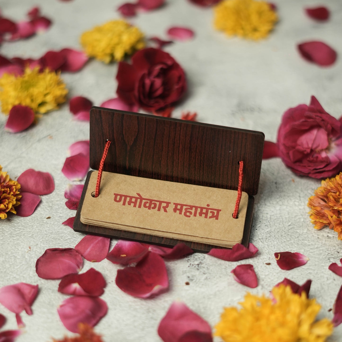 Namokar Mahamantra – Pandulipi Format Scripture | Premium Wooden  | Jain Mantra Gift sanskirtagain